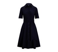 Blue Vestido camisero de mezcla de algodón 46