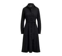 Black Vestido camisero de georgette 42