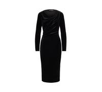 Black Vestido de terciopelo con manga larga 38