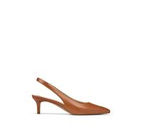 LAUREN RALPH LAUREN Zapatos de salón de piel Lolah. Color Tan