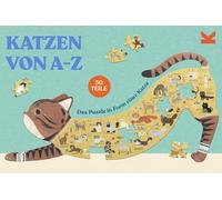 Laurence King Katzen Von A bis Z: Das Puzzle in Form einer Katze