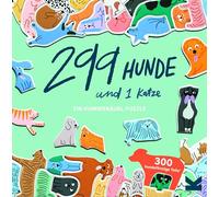 Laurence King Verlag 299 Hunde und 1 Katze: Ein Hundeknäuel-Puzzle