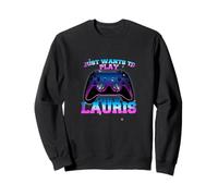 LAURIS - LEVEL UP con controller: SOLO QUIERE JUGAR Sudadera