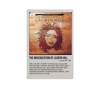 Lauryn Hill The Miseducation of Lauryn Hill- Póster de lienzo impermeable para decoración de pared, impresión de alta definición, adecuado para dormitorio, sala de estar, cafetería, decoración sin