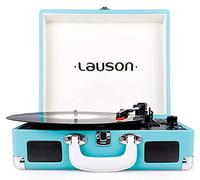 Lauson CL604 Tocadiscos Maletín, Bluetooth, USB, Salida RCA, Función Encoding 3 Velocidades, azul