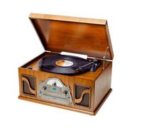 Lauson IVX22 Tocadiscos Bluetooth Madera