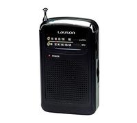 Lauson RA114 Radio Portátil AM / FM. Radio Portatil de Bolsillo con sintonización analógica FM/ AM 87-108 MHZ. Altavoz Incorporado, Incluye Funda y Auriculares.