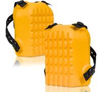 LAUTER SCHUTZ ® Rodilleras profesionales de poliuretano para trabajar, protección de rodilla para exteriores, textura antideslizante y correas ajustables, para artesanos y aficionados al bricolaje