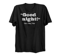 Lauthings Jiu Jitsu Good Night Funny Martial Art - Camiseta negra de algodón orgánico, Negro, M