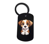 Lauthings Parson Russell Terrier - Llavero de piel de perro para bebé, llavero de piel de perro Parson Russell Terrier, llavero de coche