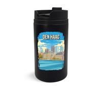 Lauthings Taza de viaje de La Haya Holanda Holanda, vaso de viaje, taza de café aislada, taza portátil
