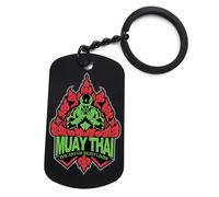 Lauthings The Art of Eight Limbs Muay Thai - Llavero, etiqueta, pin, accesorios