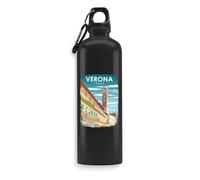 Lauthings Verona Italy Travel Europe - Botella de agua de viaje, botella de viaje, botella de deporte al aire libre