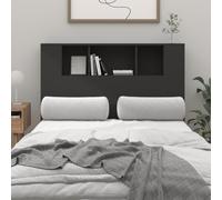 Lauuoeriau Home & Garden,Muebles - Cabecero negro 120 x 18,5 x 102,5 cm