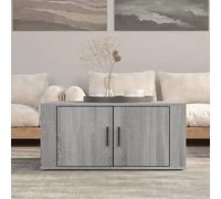 Lauuoeriau Home & Garden,Muebles - Mesa de centro Sonoma gris 80 x 50 x 36 cm, madera de ingeniería