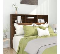 Lauuoeriau Mueble para el hogar Cabecero de roble marrón 140 x 19 x 103,5 cm, muebles
