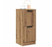 Lauuoeriau Muebles Home Aparadores 2 piezas de roble artesanal 30 x 30 x 70 cm Muebles de madera de ingeniería