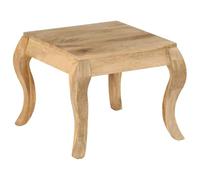 Lauuoeriau Muebles Home Mesa auxiliar 45 x 45 x 40 cm Muebles de madera maciza de mango