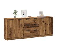 Lauuoeriau Muebles para el hogar, aparadores de madera antigua, 60 x 30 x 70 cm, muebles de madera de ingeniería