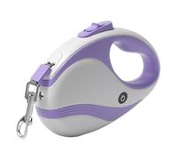 Laux retráctiles de perro, tractor retráctil para mascotas - USB Pleashlight Dog Leashes telescópica Pet Cinta - Arnés de entrenamiento de pie de seguridad, cuerda de tracción