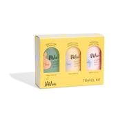 LAV KIDS Reise-Essentials Set de 3 x 30 ml, loción corporal, champú y acondicionador para niños, ingredientes naturales, para pieles sensibles