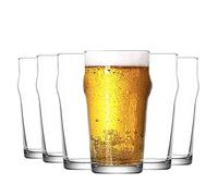 LAV Noniq - Vaso Tipo Pinta para Cerveza - 570 ml - Pack de 12