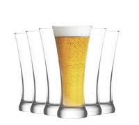 LAV Sorgun - Vaso para Cerveza Pilsner - 380 ml - Pack de 6