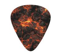 Lava del volcán,12 púas de guitarra, 3 grosores diferentes para guitarra acústica, bajo y ukelele