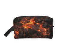 Lava del volcán, Bolsa de Maquillaje Bolsa de cosméticos Bolsa de artículos de tocador de Viaje portátil Organizador de Bolsa de Maquillaje