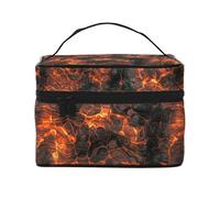 Lava del volcán, Bolsa de Maquillaje Bolsa de cosméticos Bolsa de Aseo de Viaje portátil Estuche para lápices