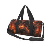 Lava del volcán, Bolsa de Viaje de Gran Capacidad, Bolso Redondo, Bolsa de Viaje Deportiva, Bolsa de Mano, Bolsa de Fitness