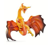 Lava Dragon Figurine | Figura de dragón mítico de 7.5" | Juguetes para Niños | No tóxicas y Libres de BPA | Apto para Niños de 4+ | Safari Ltd