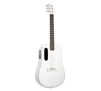 LAVA Guitarra electroacústica de fibra de carbono ME 4 - Guitarra de audio inteligente con pantalla táctil de 3,5 pulgadas, sistema HILAVA 2.0, modelo diestro y tecnología FreeBoost 3.0 (36 pulgadas