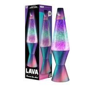 Lava Lámpara original, brillo polar de 14.5 pulgadas, purpurina plateada, base multicolor y globo, luz de movimiento para decoración del hogar, 2048