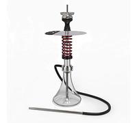 LAVA Shock Shisha Red 1 - Tubo de acero inoxidable para pipa de agua