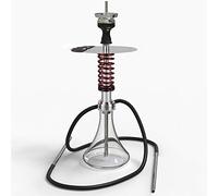 LAVA Shock Shisha Red 2 - Tubo de acero inoxidable para pipa de agua