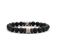 Lava Stone Bracelet Men Natural Moonstone Bead Chakra Bracelet Male Charm Diffuser Bracelets Heren Armband Jewelry Gift-19