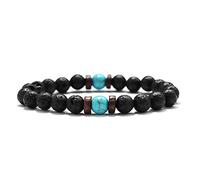 Lava Stone Bracelet Men Natural Moonstone Bead Chakra Bracelet Male Charm Diffuser Bracelets Heren Armband Jewelry Gift-13