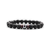 Lava Stone Bracelet Men Natural Moonstone Bead Chakra Bracelet Male Charm Diffuser Bracelets Heren Armband Jewelry Gift-twenty two