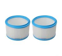 Lavable para filtro HEPA de repuesto compatible con Bosch GAS 15 L 20 L SFC 1200 L para Nilfisk para Aero 20 21 30 40 50 Attix 30 360 550 751 para limpieza de taller (paquete de 2)