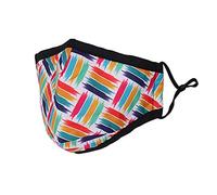 Lavable Reutilizable 3 Capas Algodón Paño - Colorido Rayas, One Size Fits Most