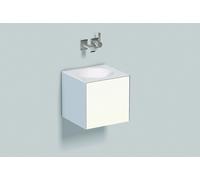 Lavabo Alape WP.Folio12, 381x361x363mm, 1 tope de puerta a la izquierda, lavabo sin agujero de grifo, 5161514000, Color: Laca blanco satinado