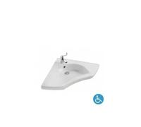 Lavabo angular diseño moderno y elegante WCCARE de Unisan - Con sifón