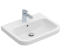 Lavabo Architectura de Villeroy & Boch, rectangular, 1 agujero para grifo, con rebosadero, 600x470mm, 418860R1, Color: Cerámica Blanca
