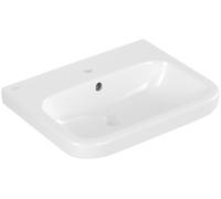 Lavabo Architectura de Villeroy & Boch, rectangular, 1 agujero para grifo, con rebosadero, parte inferior pulida, 600x470mm, 41886G01, Color: Blanco