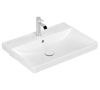Lavabo Avento de Villeroy & Boch, 1 agujero para grifo, con rebosadero, 650x470mm, 415865R1, Color: Cerámica Blanca