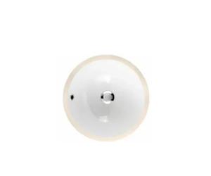 Lavabo Bajo Encimera Circular ANNA Unisan - Blanco, 41,5 cm - Sin sifón ni válvula de desagüe