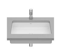 Lavabo bajo encimera de fineceramic con un acabado en color blanco mate Inspira Roca - Sin sifón