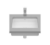Lavabo bajo encimera de 49x39 cm con un acabado en color blanco mate Inspira Roca - Sin sifón