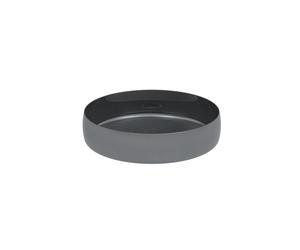 Lavabo BetteLiv, redondo, sin rebosadero, 420x420x100mm, A243-790PW, Color: Medianoche con Glasur Plus